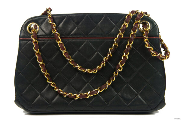 CHANEL Quilted Shoulder Bag Kisslock