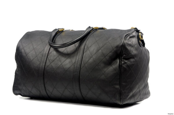 CHANEL Duffle Bag Quilted Calfskin