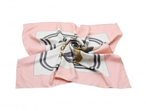 HERMÈS BRIDES DE GALA PINK SCARF