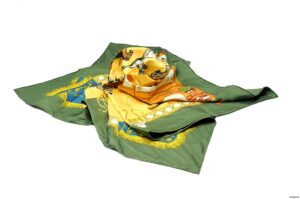 HERMÈS Real Escuela Silk Scarf