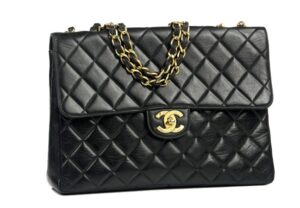 CHANEL FLAP JUMBO Svart
