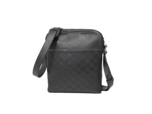 Louis Vuitton Onyx Damier Infini Leather District Pochette