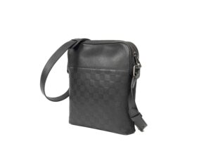 Louis Vuitton Onyx Damier Infini Leather District Pochette