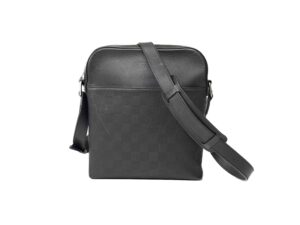 Louis Vuitton Onyx Damier Infini Leather District Pochette