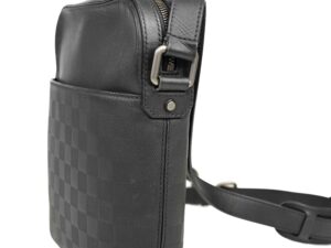 Louis Vuitton Onyx Damier Infini Leather District Pochette