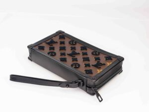 LOUIS VUITTON Monogram Tuffetage Soft Trunk Clutch